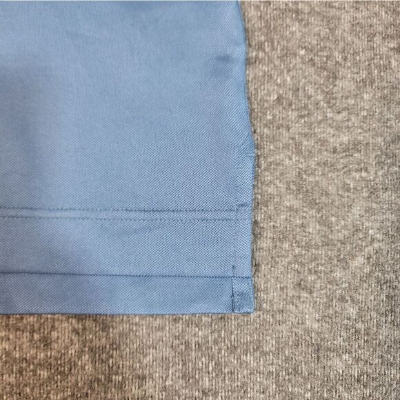 FootJoy Men's Golf Shirt Size L Blue Performance Polo With Pink Chest Pocket - Picture 6 of 13